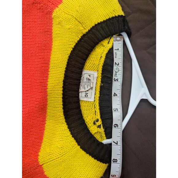 Rainbow striped long sleeve knit sweater by For the Republic size Small - Picture 7 of 9